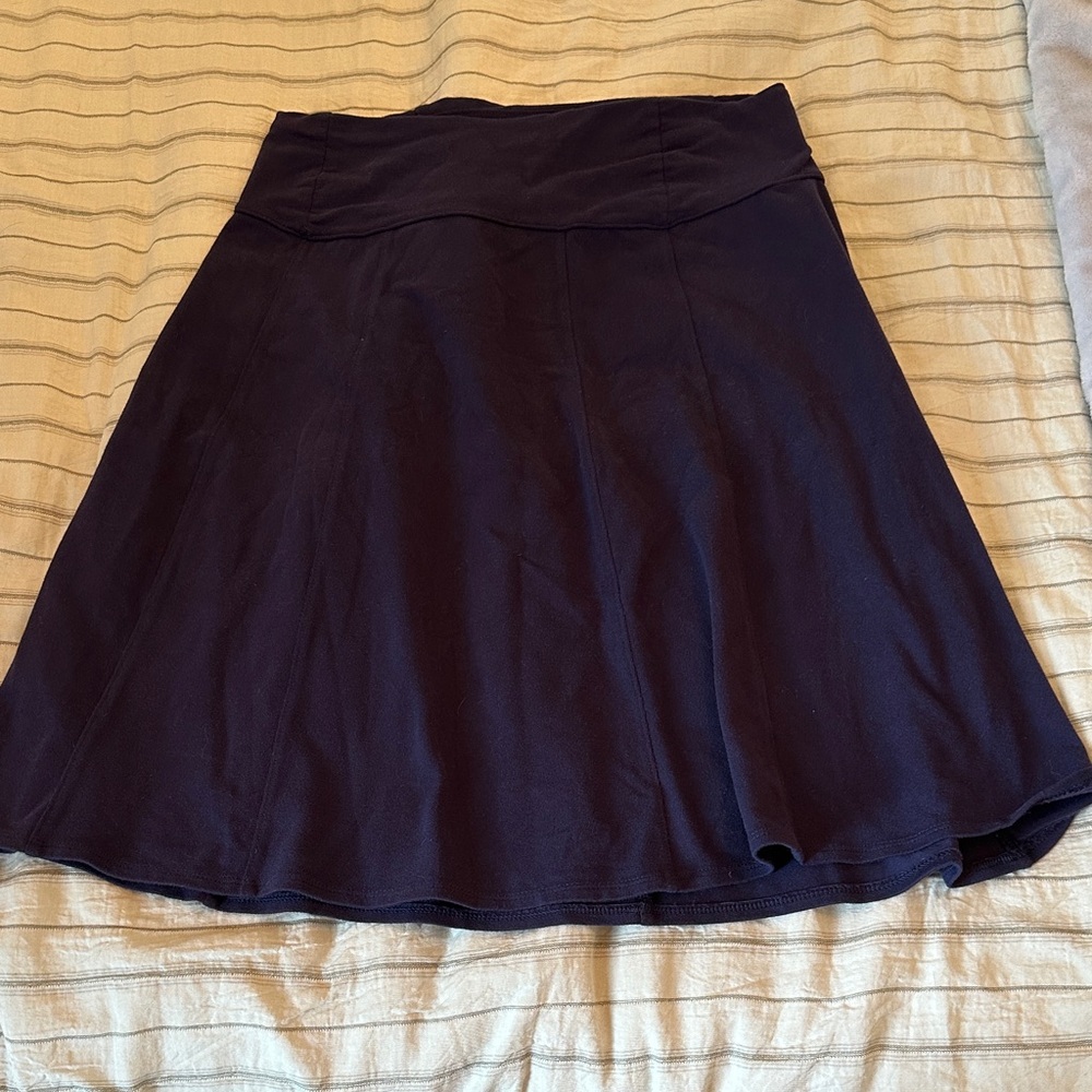Athleta Dark Blue A-Line Skirt